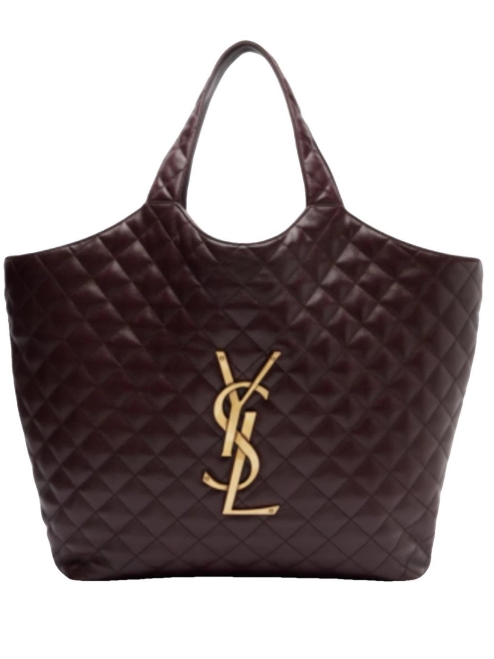 SAINT LAURENT Icare Maxi quilted leather tote shoulder bag
